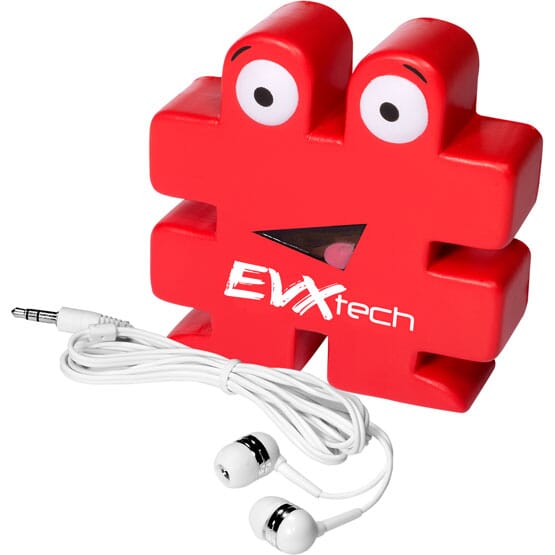 2-In-1 Stress Reliever And Earbud Set