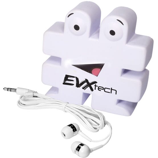 2-In-1 Stress Reliever And Earbud Set