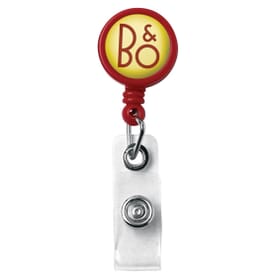 Dome Style Junior Circular Badge Reel