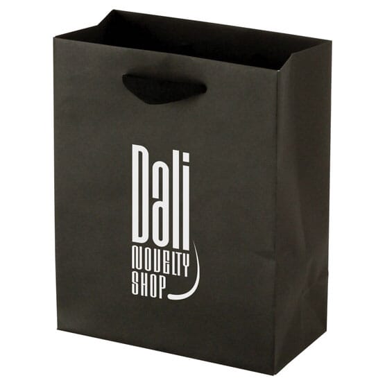 Small Color Match Handle Kraft Tote