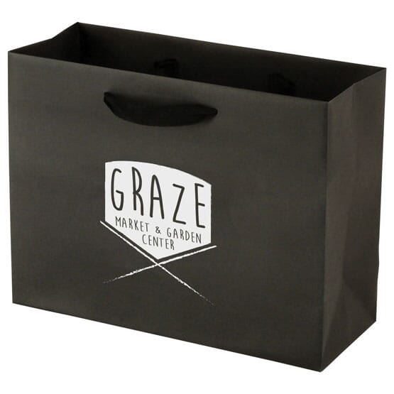 Medium Color Match Handle Kraft Tote