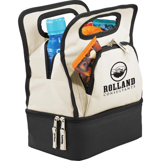 Color Dip Dual Compartment Lunch Cooler