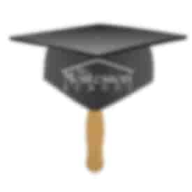 Graduation Cap Shaped Fan