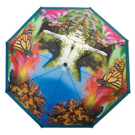 The Vented Little Giant™ Folding Golf Umbrella- Full Canopy Digital Printing