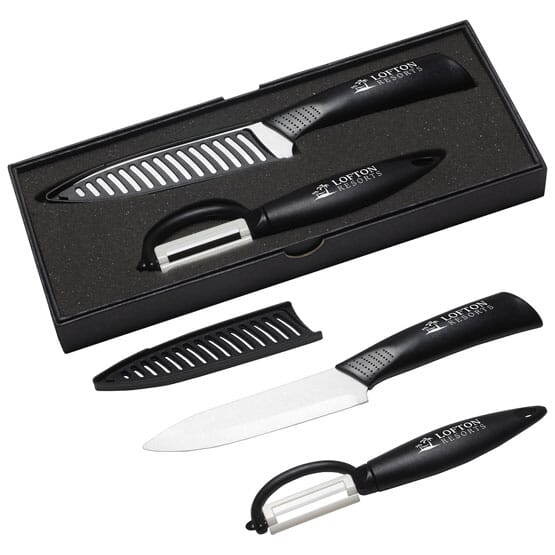 Easy Prep Ceramic Knife & Peeler Set