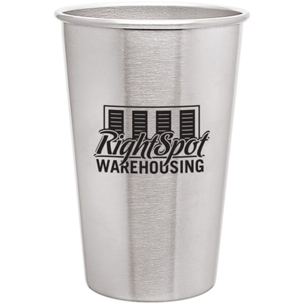 16 oz Simple Stainless Pint Glass