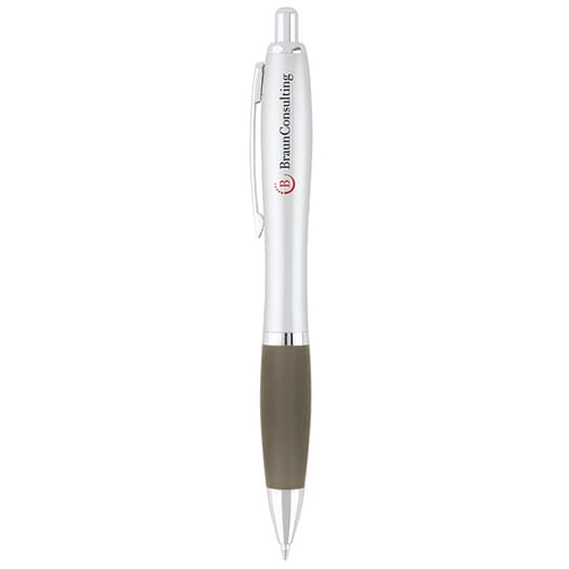 Curvaceous Silver Matte Gel Pen