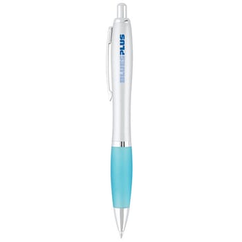 Curvaceous Silver Matte Gel Pen