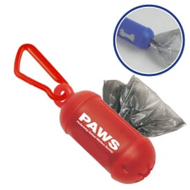 Waste Bag Dispenser With Carabiner