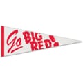 1" White Pennant 9" x 24" Sewn Strip