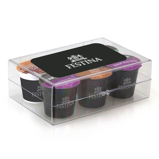 6 Piece Coffee Pod Gift Set With Plastic Box