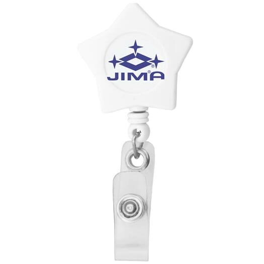 Star-Shaped Retractable Badge Holder