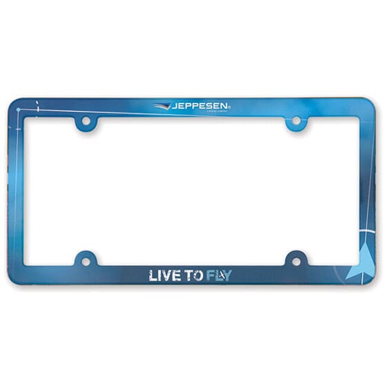 Vibrant License Plate Frame