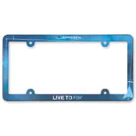 Vibrant License Plate Frame