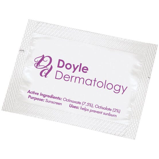 SPF 30 Sunscreen Packet