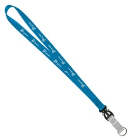 3/4&quot; Multi-Color Nylon Lanyard With Slide Buckle Release