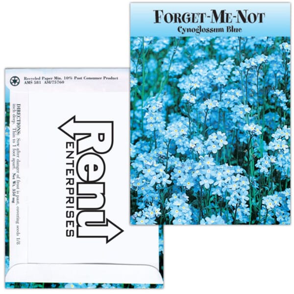 Standard Series Seed Packet- Forget-Me-Not Blue