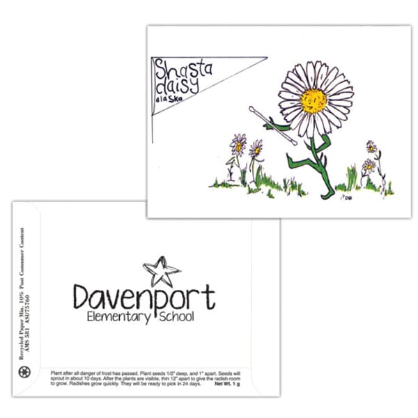 Dorothy's Kids Series Seed Packet- Shasta Daisy