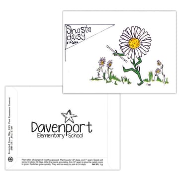 Dorothy's Kids Series Seed Packet- Shasta Daisy