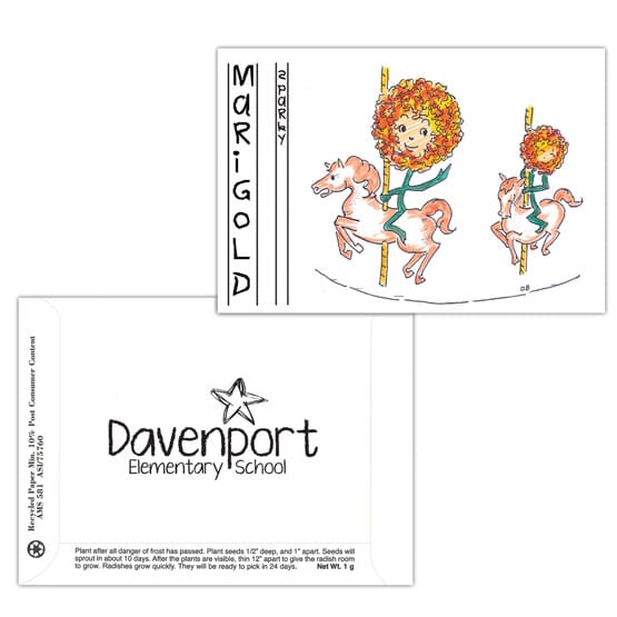 Dorothy's Kids Series Seed Packet- Marigold