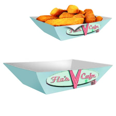 Custom Printed Paper Food Trays