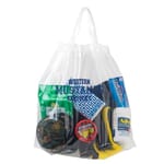 12" x 12" x 6" Secured Clearance Draw Tape Plastic Bag