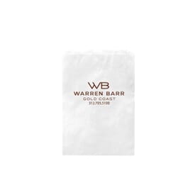 Extra Small White Paper Slip Bag