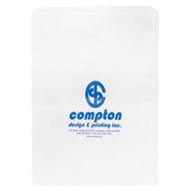 Small White Paper Slip Bag