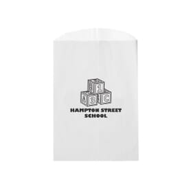 Small White Paper Treat Bag
