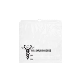 20&quot; x 20&quot; x 4&quot; Pre-Printed Plastic Hospital Bag