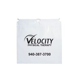 9&quot; x 12&quot; Small Plastic Cotton Cord Bag