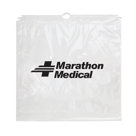 20&quot; x 20&quot; x 4&quot; Large Plastic Cotton Cord Bag