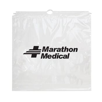 20&quot; x 20&quot; x 4&quot; Large Plastic Cotton Cord Bag