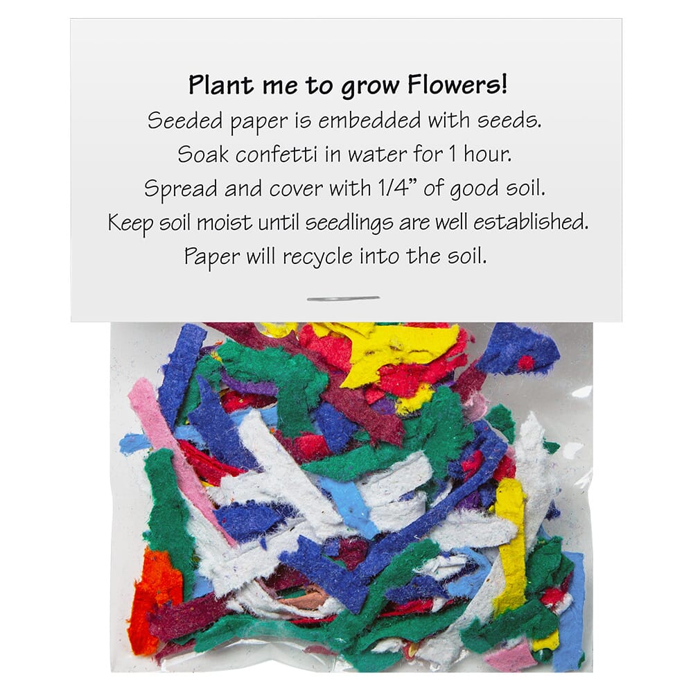 Confetti Flowers Seed Packet Promotional Giveaway Crestline