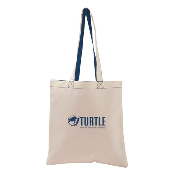 Two-Tone Natural Tote