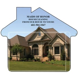 4" X 4 3/4" Pocket Pals™ House Magnetic Card Holder