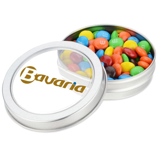Small Top View Tin With M&M's® 