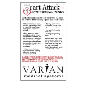 3 1/2" X 6" Heart Attack Mega-Mags™ Magnet
