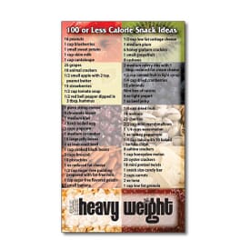 3 1/2" X 6" 100 Calorie Snacks Mega-Mags™ Magnet