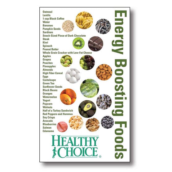 3 1/2" x 6" Energy Boosting Foods Mega-Mags™ Magnet