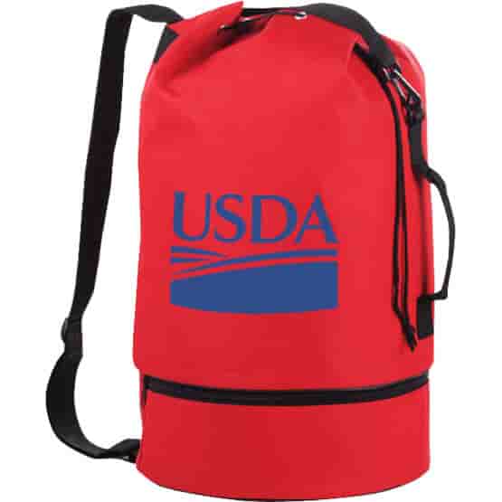 Drop Bottom Duffel Sling Bag
