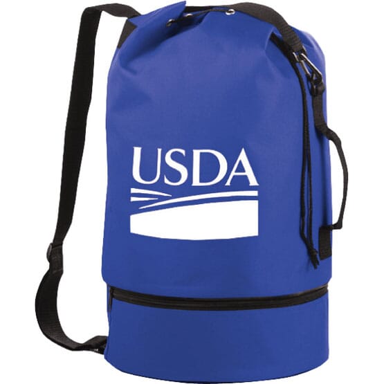 Drop Bottom Duffel Sling Bag