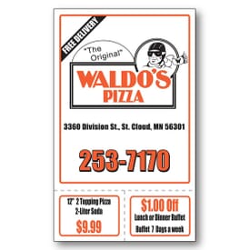 Perforated Advertising Magnet