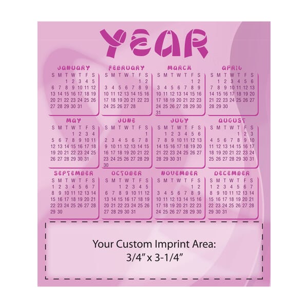 2025 Pink Ribbon Calendar Promotional Giveaway Crestline