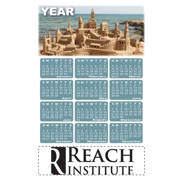 2024 Sand Castle Magnet Calendar
