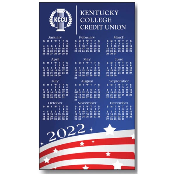 2022 Stars and Stripes Magnetic Calendar