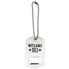 Bottle Opening Dog Tag