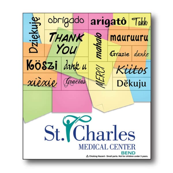 3 1/2" x 4" Thank You Words Plus™ Business Card