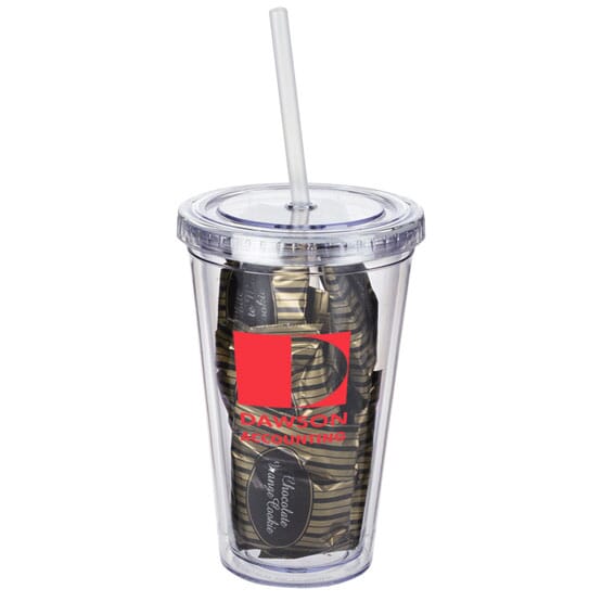 16 Oz. Tumbler with Gourmet Cookies