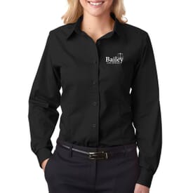 Ultraclub® Ladies' Easy-Care Broadcloth